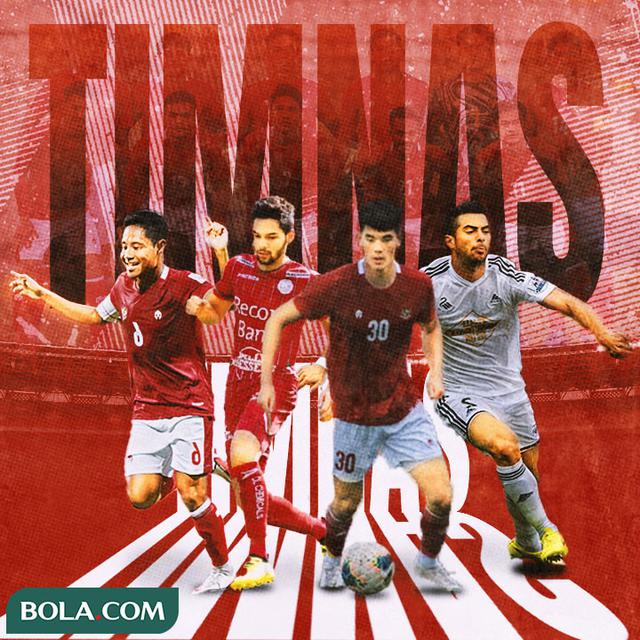 Timnas Indonesia - Elkan Baggott, Sandy Walsh, Evan Dimas, Jordi Amat