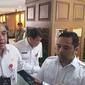 Bupati Tangerang, Ahmed Zaki Iskandar bertemu Wali Kota Tangerang, Arief R Wismansyah di Pusat Pemerintahan Kota Tangerang. (Liputan6.com/Pramita Tristiawati)