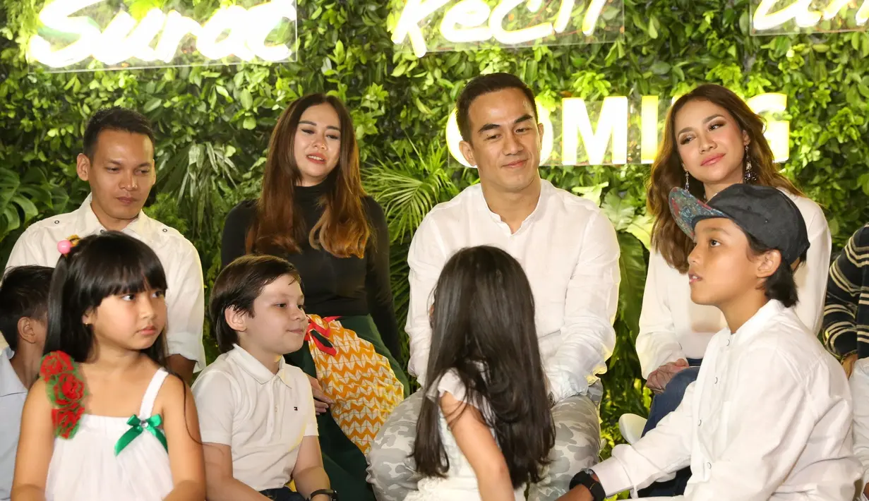 Nabil Musyaffa, salah satu aktor cilik yang turut andil di film Surat Kecil Untuk Tuhan. Anak dari Politisi H Lulung ini menceritakan peran yang didapatkannya yakkni sebagai seorang pengemis.(Adrian Putra/Bintang.com)