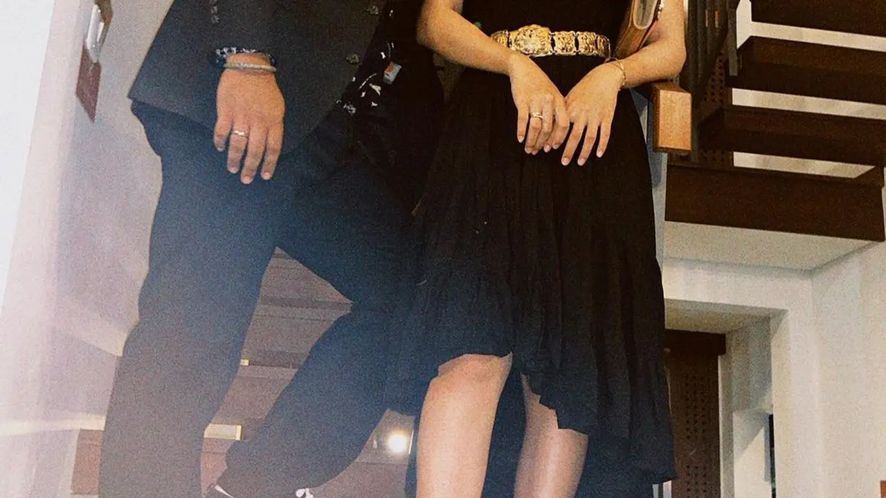 Indah Permatasari dan Arie Kriting. (Foto: Dok. Instagram @indahpermatas)