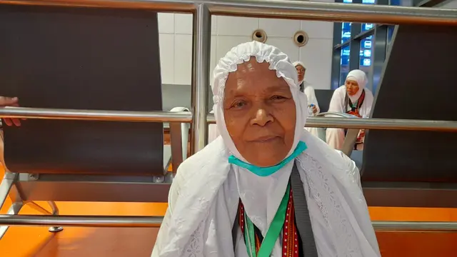 jemaah haji asal Kabupaten Gayo Lues, Aceh (Liputan6.com/ MCH 2025/Dinny Mutiah)