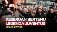 Berita video momen legenda Juventus, Edgar Davids, menyapa para Juventini dalam acara Meet and Greet di Jakarta, Sabtu (28/1/2023) siang hari WIB.