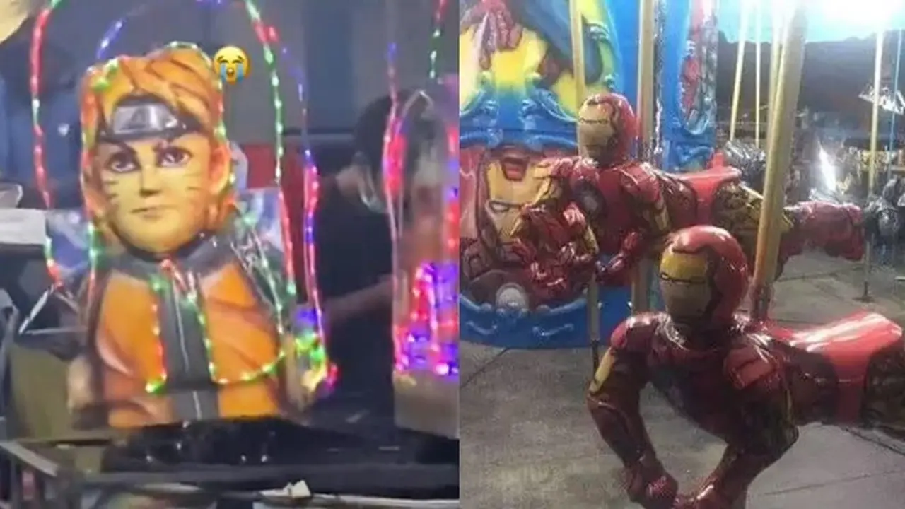 6 Potret Wahana di Pasar Malam Ini Nyeleneh Banget, Kocakl