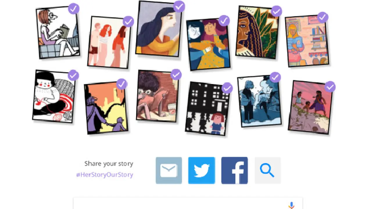 Google Doodle Rayakan Hari Perempuan Internasional 2018