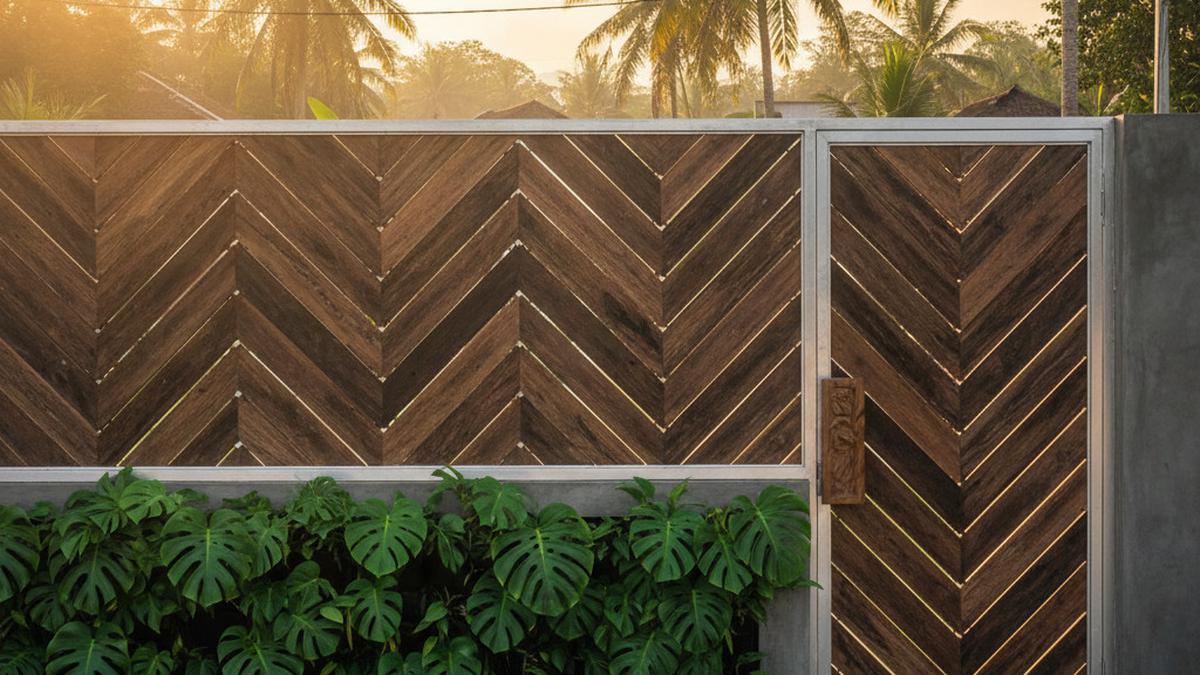8 Model Pagar Rumah Ramah Lingkungan dari Kayu Daur Ulang Modern untuk Hunian Berkelanjutan