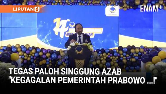 Teriakan Surya Paloh Tegaskan Keinginan Pemerintah Prabowo Sukses