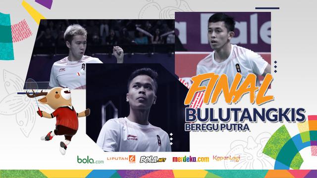 Final Bulutangkis Beregu Putra
