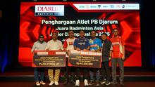 Moh. Zaki Ubaidillah, putra Madura asal klub PB Djarum, memecah kebuntuan nomor tunggal putra di turnamen bergengsi Asia Junior Championships (AJC) 2025. (Bola.com/Dok.PB Djarum).
