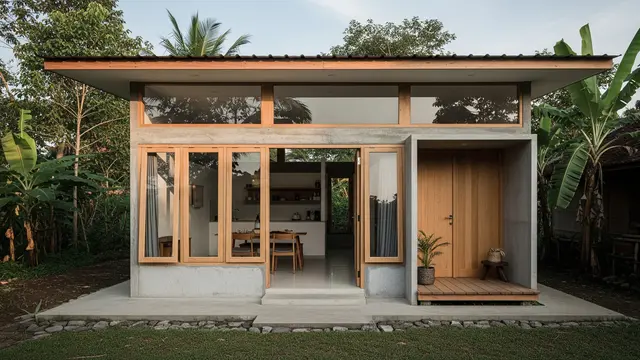 Rumah Komunal Mini dengan Konsep Open Plan