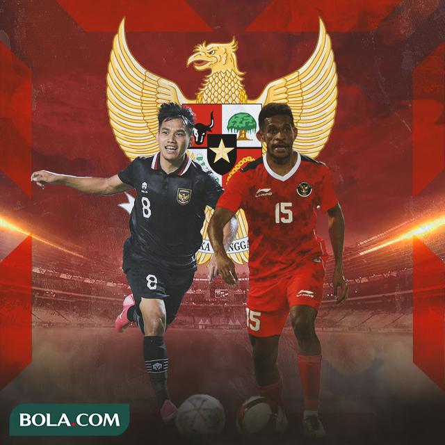 Timnas Indonesia - Witan Sulaeman dan Ricky Kambuaya