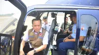 Penjabat (Pj) Gubernur Sumatera Selatan (Sumsel) Agus Fatoni melakukan peninjauan langsung ke lokasi Kebakaran Hutan dan Lahan (Karhutla).