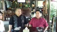 Pemilik Bali United, Pieter Tanuri dalam acara jumpa pers dengan wartawan (Liputan6.com/Dewi Divianta)