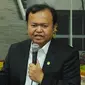 Anggota DPR Fraksi Partai Nasdem Patrice Rio Capella saat menjadi pembicara pada diskusi "Nasib Perpu Pilkada Pasca Munas Golkar" di Gedung Parlemen, Senayan, Jakarta, Jumat (5/12/2014). (Liputan6.com/Andrian M Tunay)