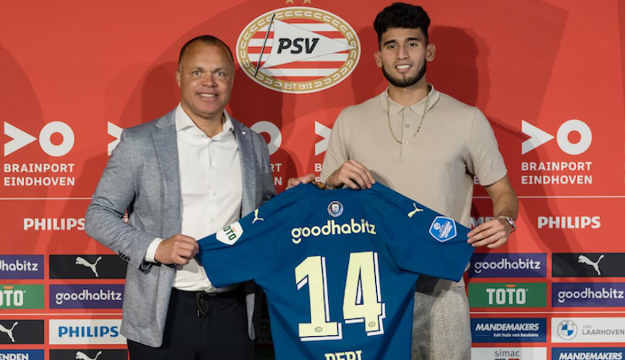 Ricardo Pepi baru saja didatangkan PSV dari klub Liga Jerman, FC Augsburg pada bursa transfer pemain musim 2023/2024. Ia ditebus dengan mahar sebesar 11 juta euro atau setara Rp183 miliar dengan durasi kontrak selama 5 tahun hingga 30 Juni 2028. (psv.nl)