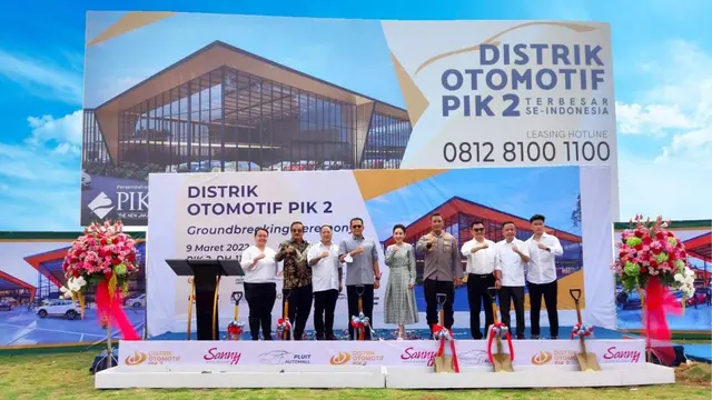 Groundbreaking pembangunan pusat otomotif terbesar di Indonesia