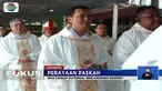 Umat kristiani rayakan Paskah 2018 dengan mengusung tema persatuan dan kesatuan antar-umat beragama seperti tertulis dalam Pancasila.