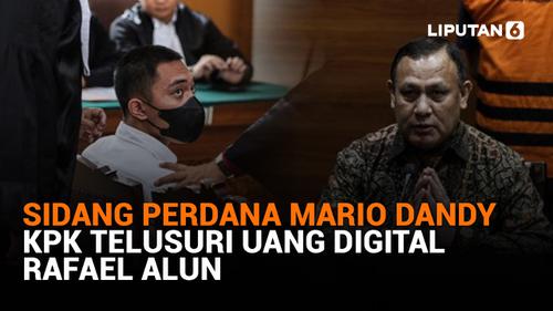 VIDEO: Sidang Perdana Mario Dandy KPK Telusuri Uang Digital Rafael Alun