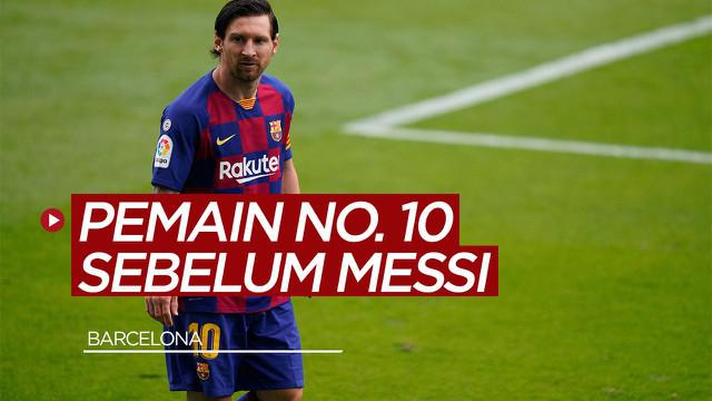 TikTok Bola.com kali ini membahas tentang pemain Barcelona yang menggunakan nomor punggung 10 sebelum Lionel Messi.