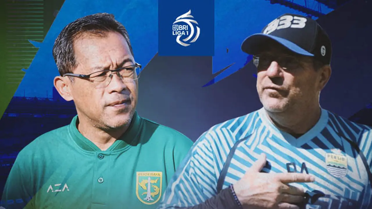BRI Liga 1 - Duel Pelatih - Persebaya Surabaya Vs Persib Bandung