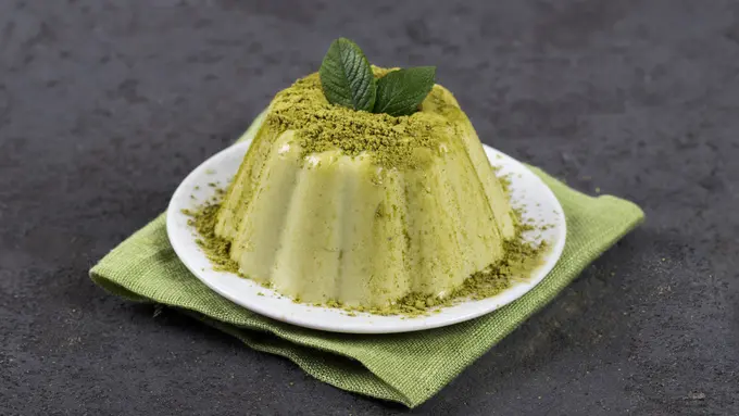 puding teh hijau
