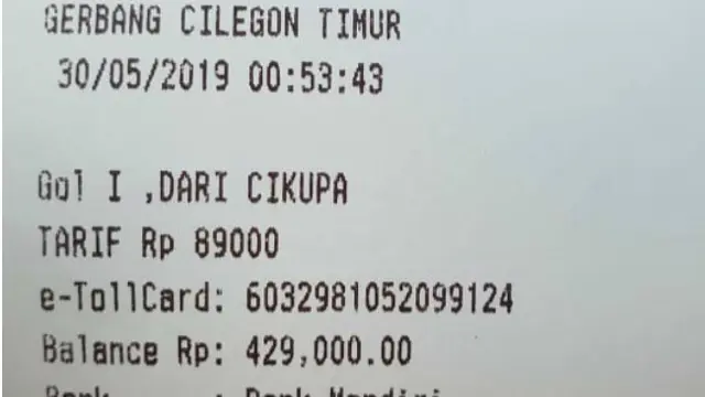 Viral Tiket Tol Cikupa - Merak Naik hingga 2 Kali Lipat