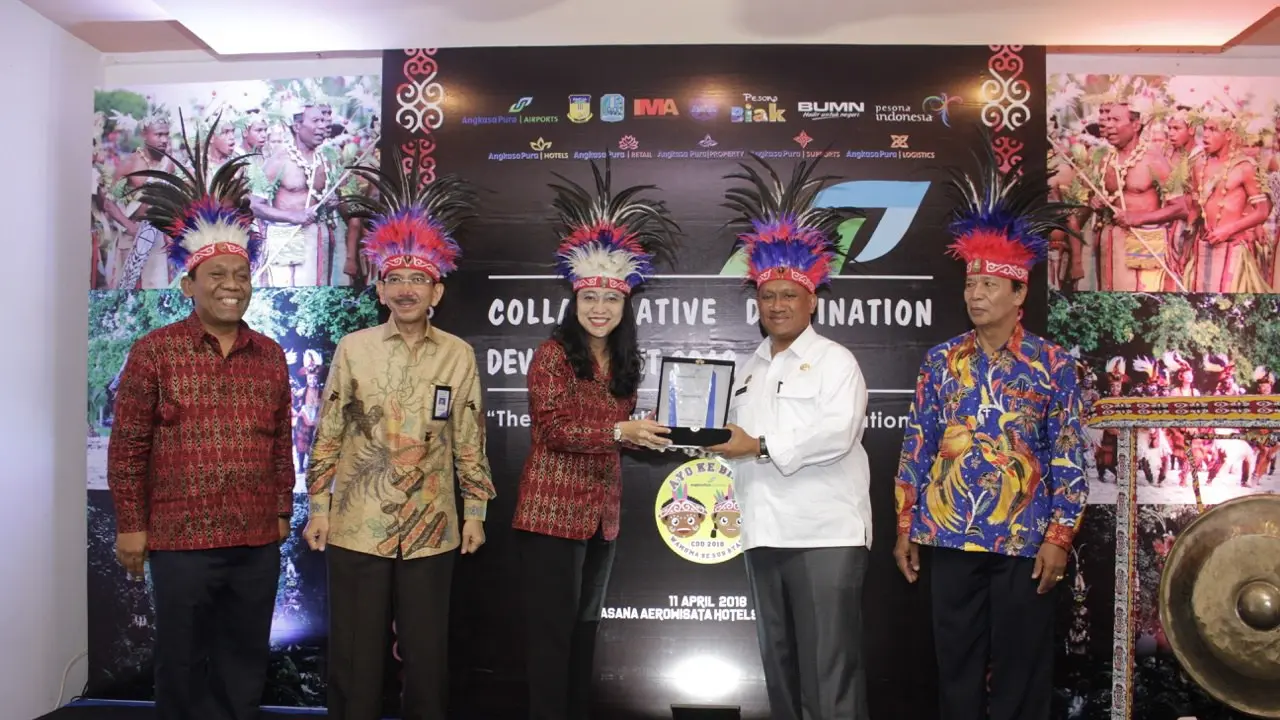 Untuk meningkatkan potensi pariwisata di Biak, Angkasa Pura I menyelenggarakan CDD dengan Tema “The Ethnic Cultural Tourism Destinations”