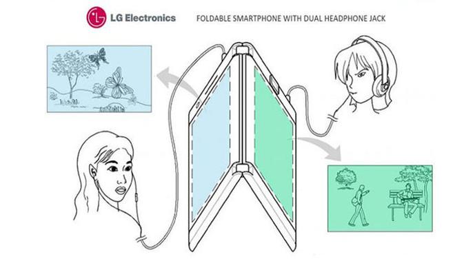LG patenkan smartphone yang dapat dilipat. (Doc: LetsGoDigital)