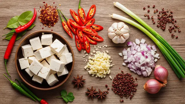Resep Tahu Kukus Bumbu Pedas (AI Generated)
