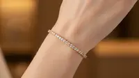 8 Model Gelang Emas Kecil tapi Mewah untuk Tunangan Anak Perempuan