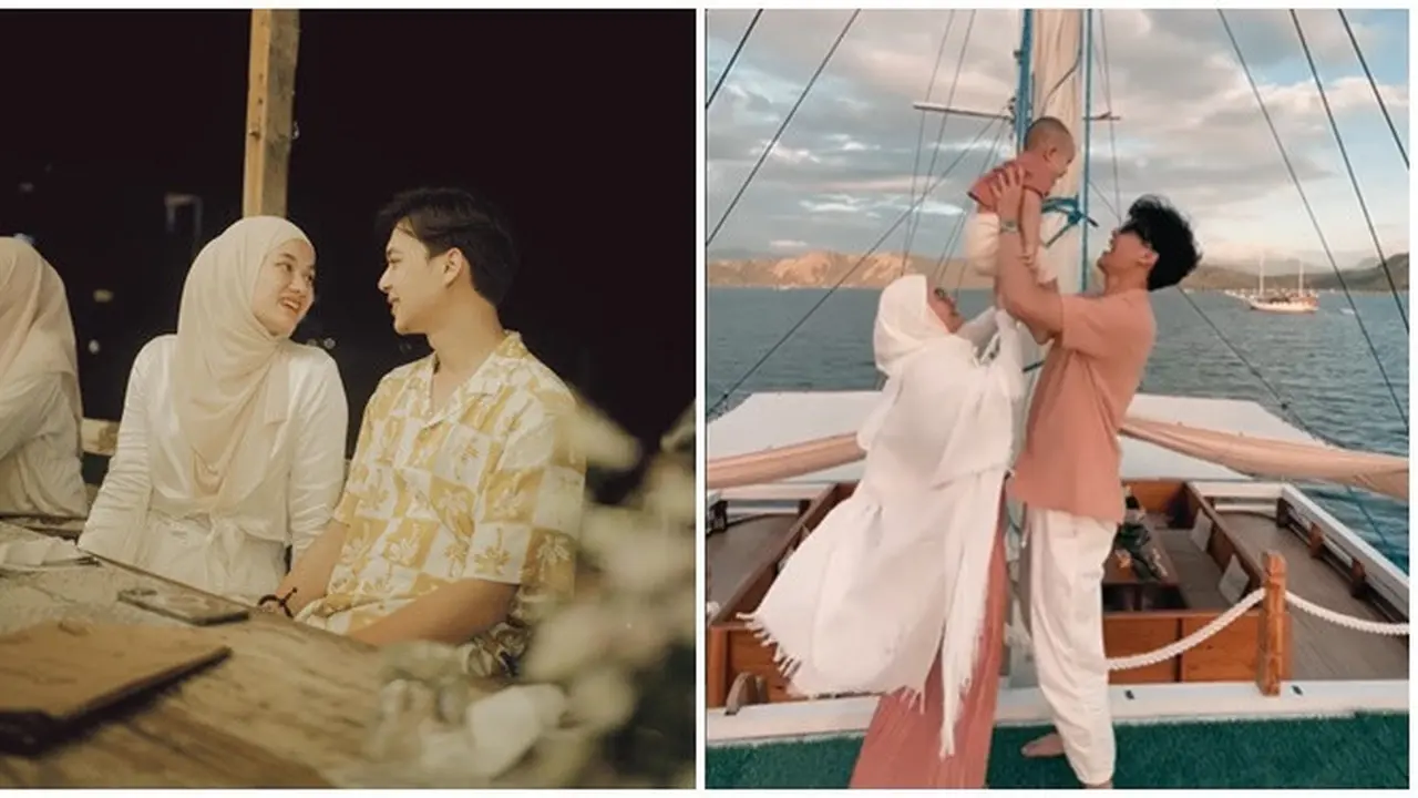 6 Potret Liburan Dinda Hauw dan Rey Mbayang di Labuan Bajo, Bak Honeymoon Kedua
