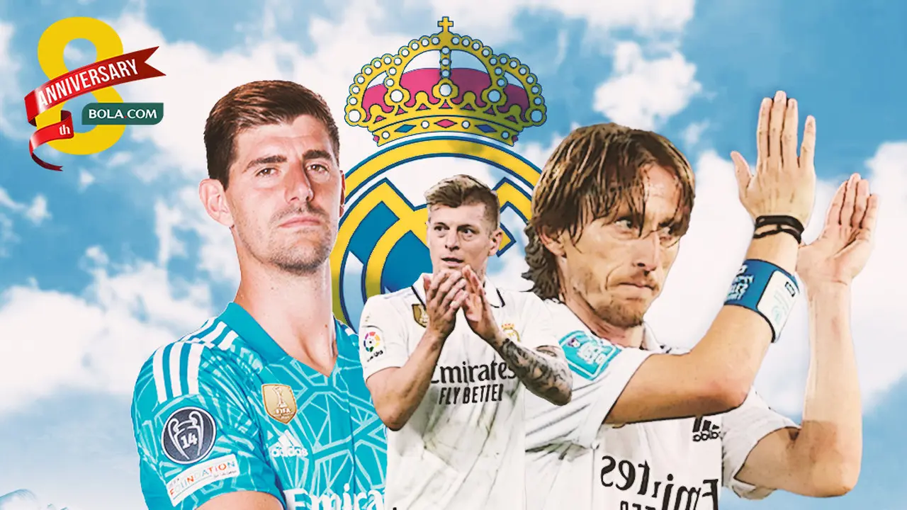 Real Madrid - Thibaut Courtois, Toni Kroos, Luka Modric