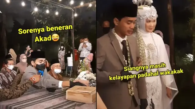 Ditanya Kapan Nikah, Pria Ini Buktikan Ucapannya pada Sore Harinya