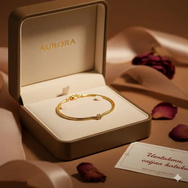 Model Gelang Emas Kecil yang Sedang Hit