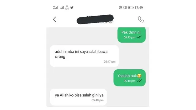 Momen Lucu Saat Driver Ojek Online Salah Bawa Penumpang Ini Bikin Heran