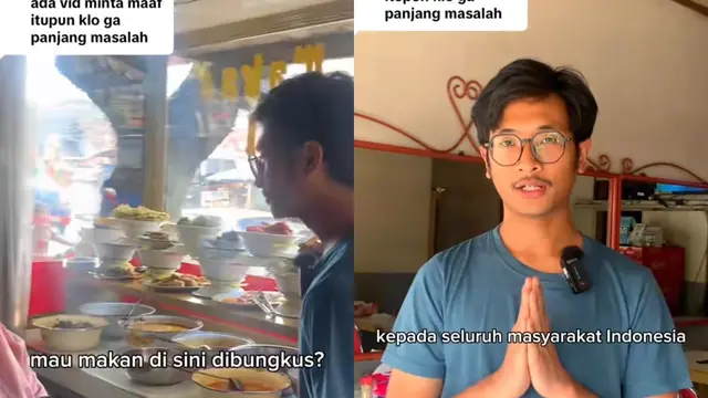 Pria Makan Nasi Padang di Bioskop