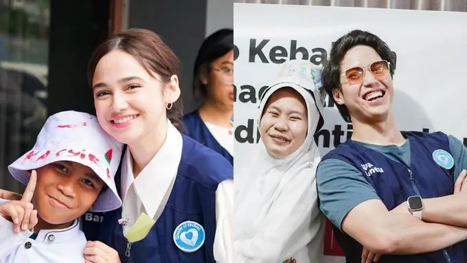 Sama-Sama Punya Jiwa Sosial, OOTD Kembar El Rumi dan Syifa Hadju Saat Syukuran Rayakan Ulang Tahun di Panti Asuhan