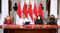 Ikatan Wanita Pengusaha Indonesia (IWAPI) mengapresiasi dorongan Presiden Jokowi yang meminta DPR mempercepat pengesahan RUU PPRT. (Liputan6.com/Pramita Tristiawati)