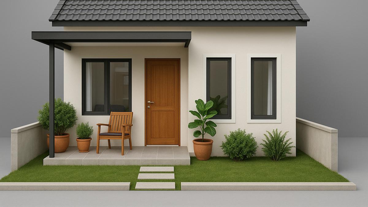 7 Model Rumah Sederhana Minimalis 6x12 dengan 2 Kamar, Nyaman untuk Keluarga Kecil