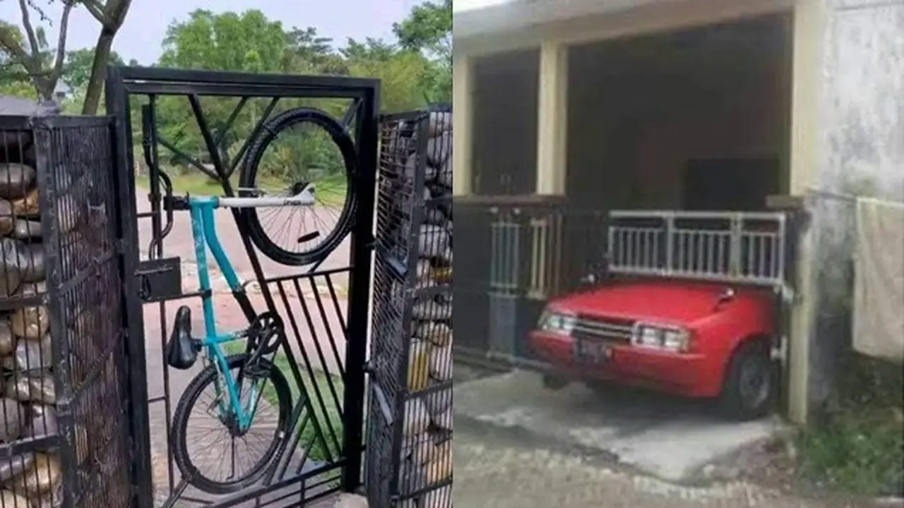 6 Pagar Rumah Ini Nyeleneh Banget, Bikin Gagal Paham