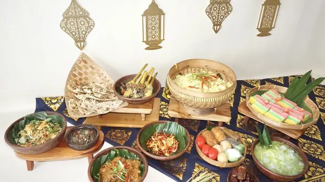 Menu set lengkap Nasi Bali