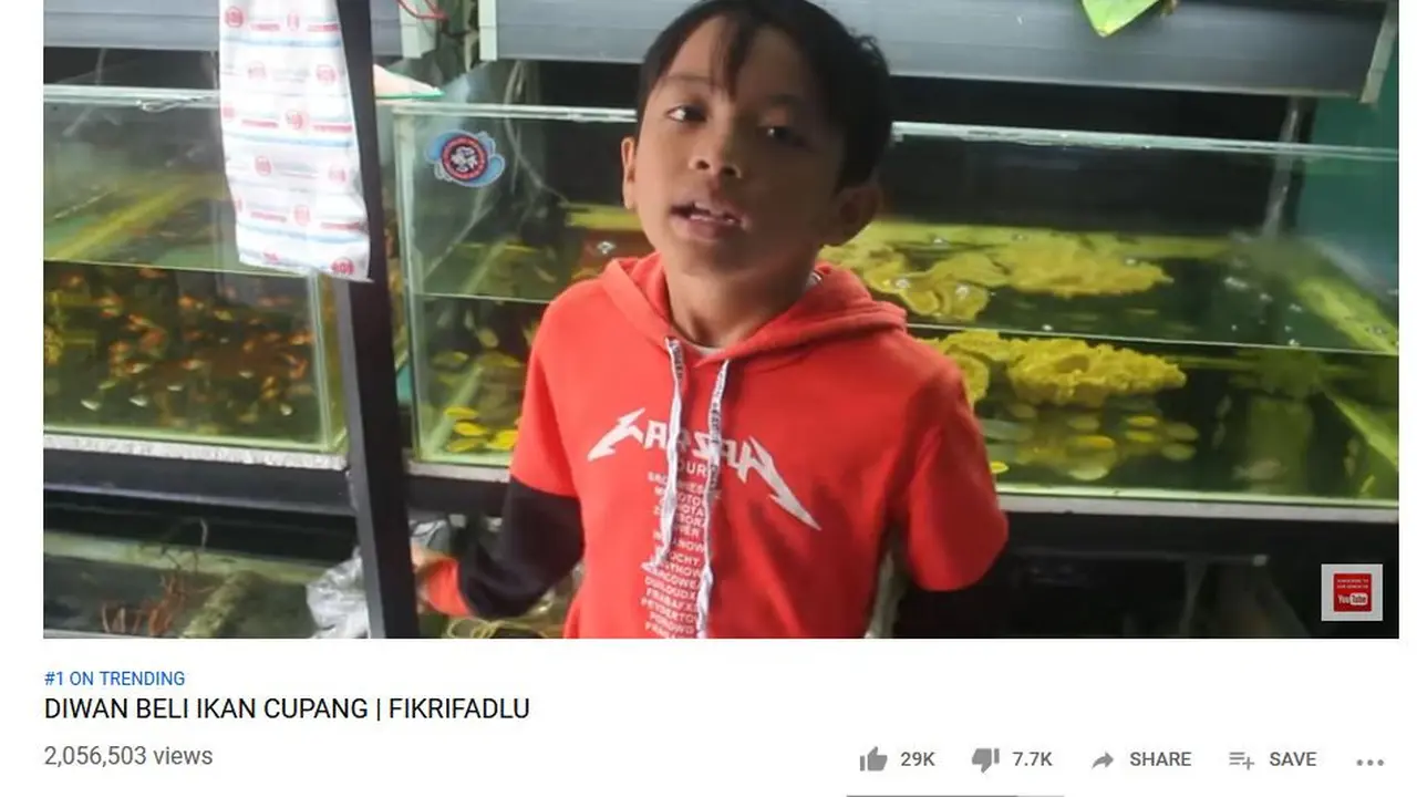 Video 'Beli Ikan Cupang' Viral, Begini Sosok Bernama Diwan