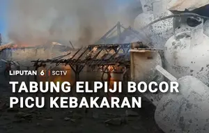 Tabung Elpiji Bocor Picu Kebakaran