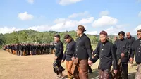 Ribuan masyarakat adat Banokeling mengikuti upacara peringatan Hari Kesaktian Pancasila, 1 Oktober 2023. (Foto: Liputan6.com/Humas Pemkab Banyumas)