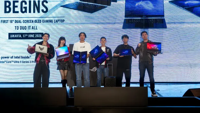 ROG Zephyrus Duo Meluncur di Indonesia Rp 129 Juta. (Doc: Asus)