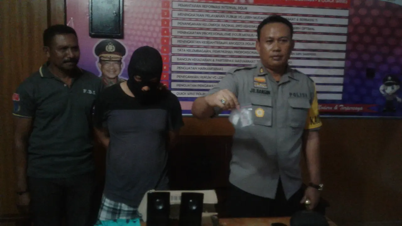 Mengira Polisi Lengah, Pengedar Sabu Diciduk Saat Valentine