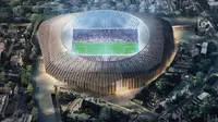 Desain stadion baru Chelsea. (Daily Mail)