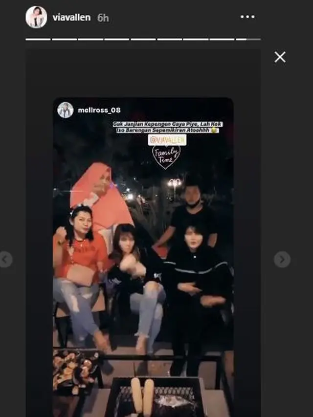 Adik Sembuh dari Covid-19, Ini 6 Momen Via Vallen dan Keluarga Gelar Syukuran