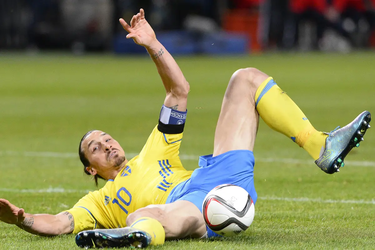 Penyerang Swedia, Zlatan Ibrahimovic