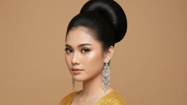 Model Rambut Cepol untuk Kondangan by gemini