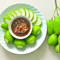 ilustrasi mangga muda/Chanasorn Charuthas/Shutterstock